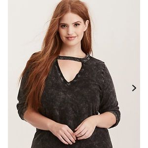 Torrid size 2 choker neck top